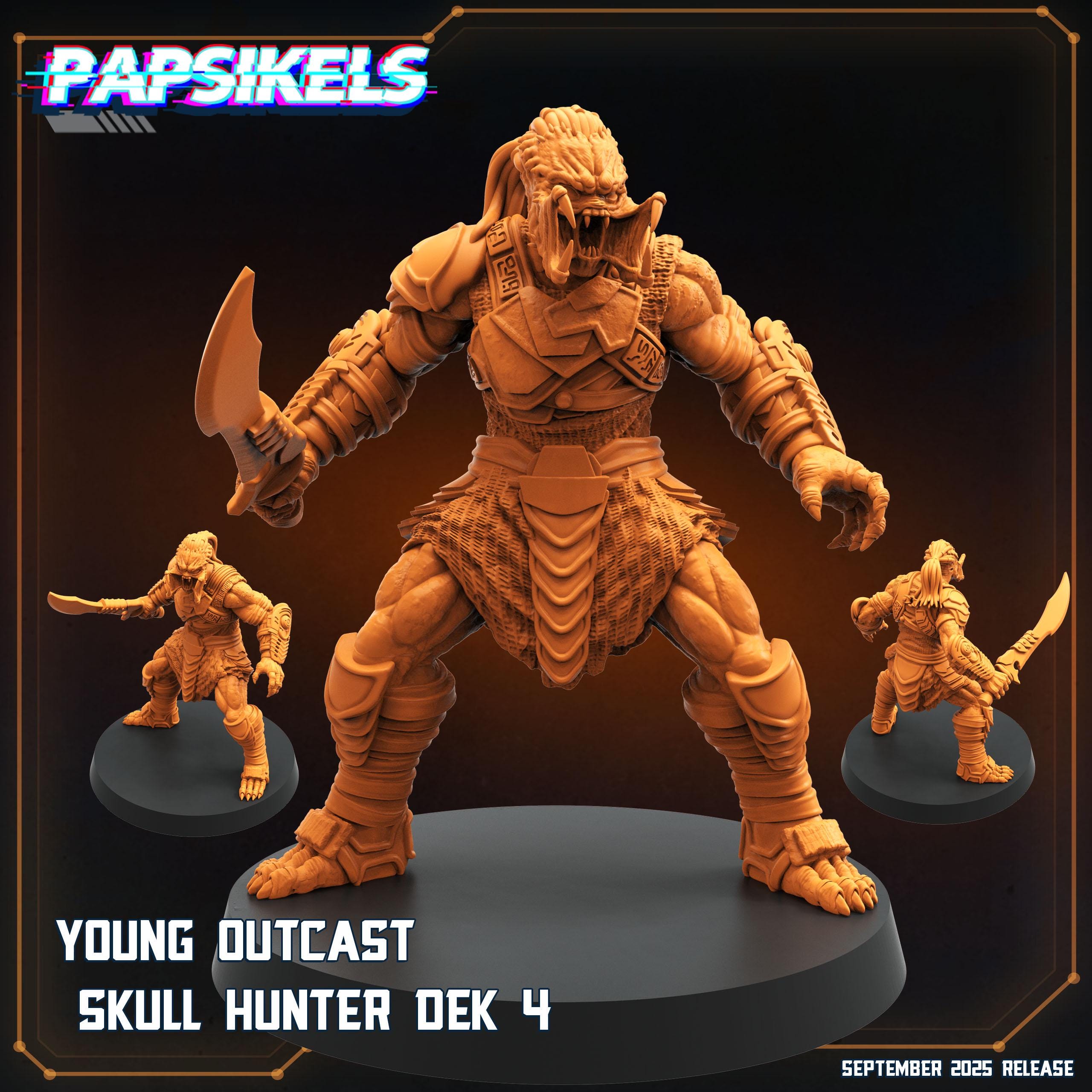 Young Miniatures Young Skull Hunter and Companion Miniatures by Papsikels Miniatures Dnd ...