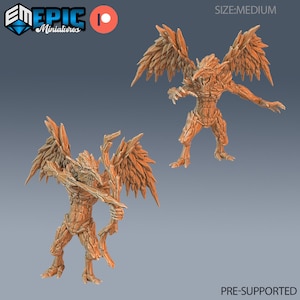 Ice Mephit, Dwarven Mines, Medium Miniature, Epic miniatures, Dungeon and Dragons, RPG, Dnd, Pathfinder, Mud Mephit, Dust Mephit