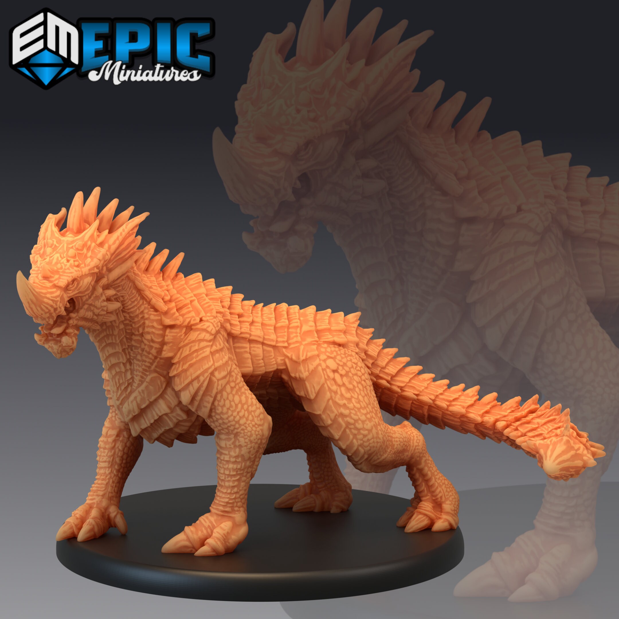 Blue Drake Monster Pack, Epic RPG Miniatures, Dnd, Pathfinder - Etsy