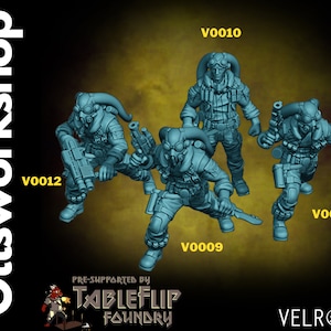 twi&#39;lek style Smuggler Sci perfect for any Scifi game from Velrock miniature, Miniature model,