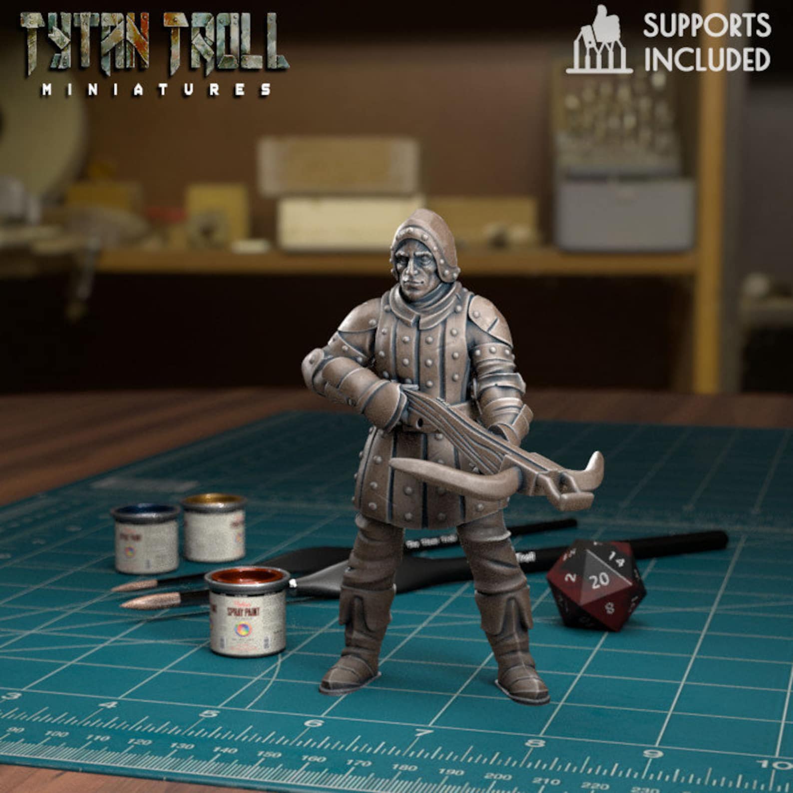 28/32mm Scale City Guards 2 Bundle Deal, Medium Miniatures, Tytantroll ...
