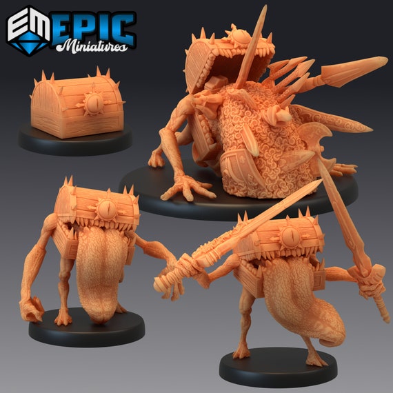 Pre-order Alert: Skeleton Christmas Chest Monster 1/12 Scale