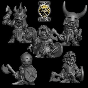 Goblin Barbarians with Axes | Great For Fantasy RPGs