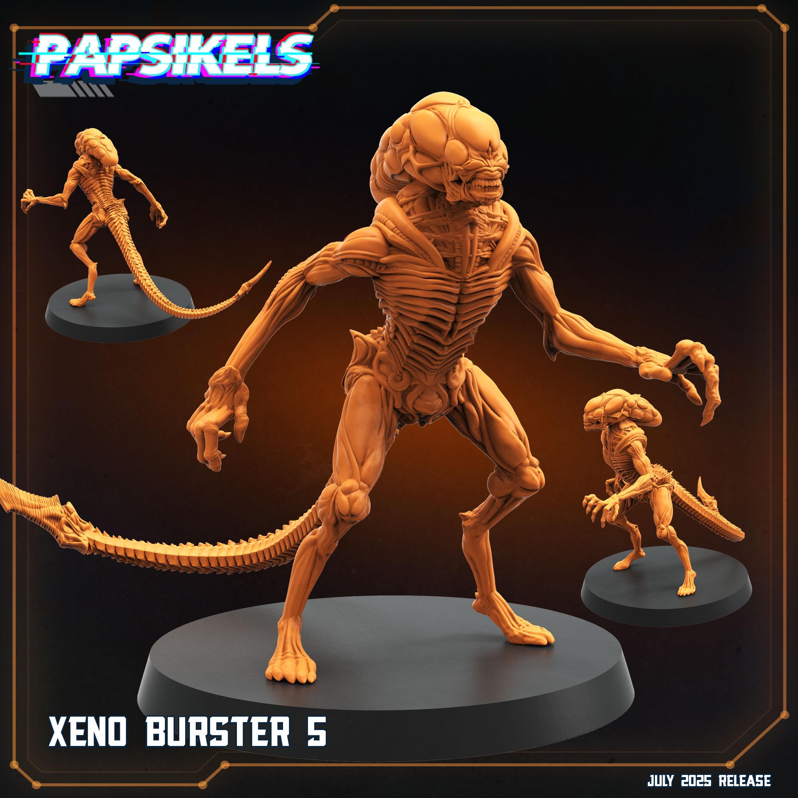 Xeno Burster Alien Miniatures | 28mm-32mm Resin Sci-fi Aliens ...