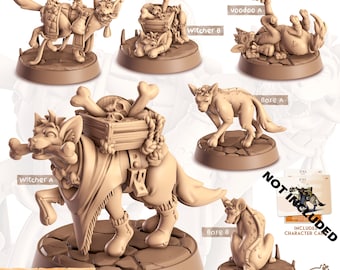 Figurines Métal Hyena Men Command 15mm - Miniatures Pour Wargame - Occasion