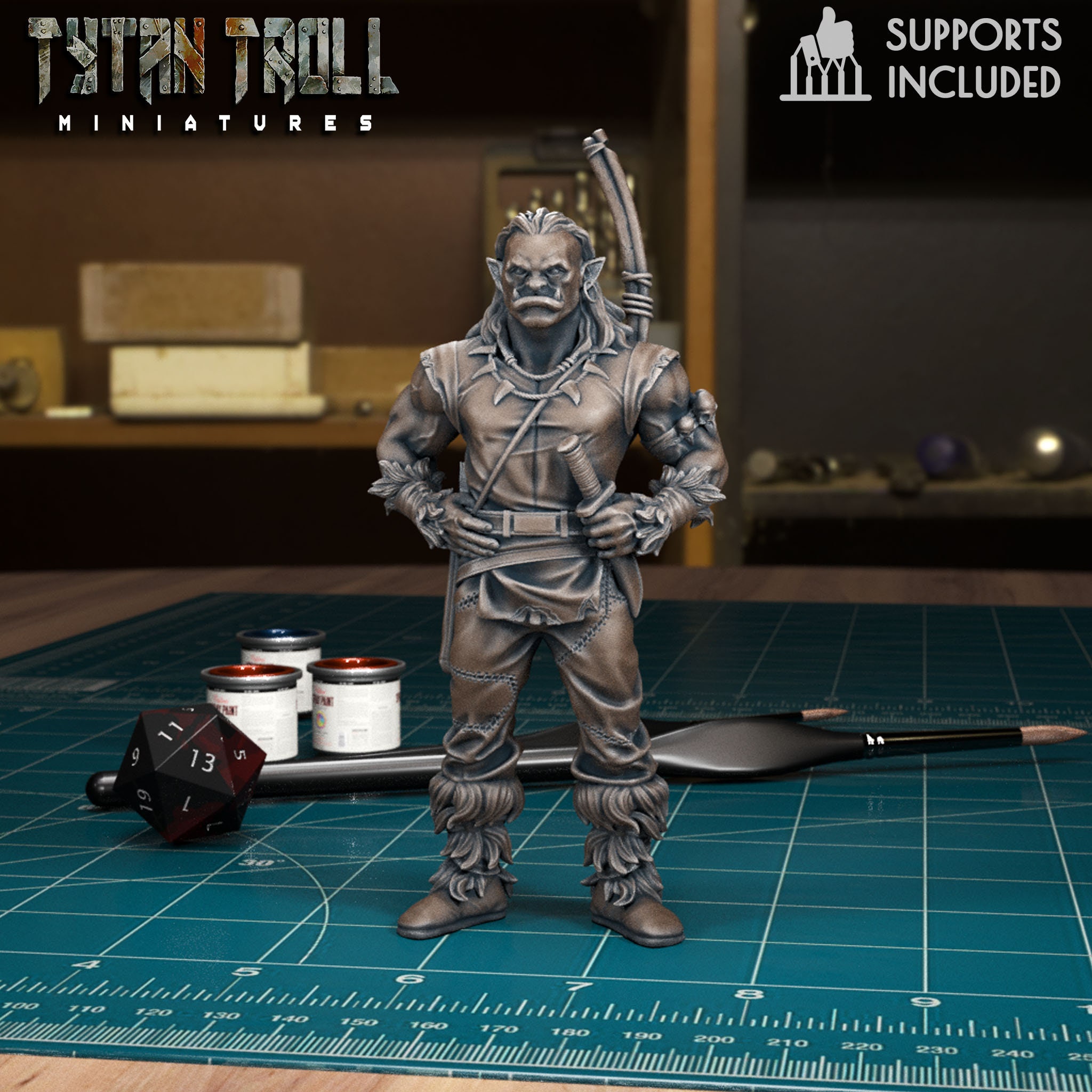 Ranger Hero Miniatures | 28mm-32mm | Resin 3D Printed Ranger ...