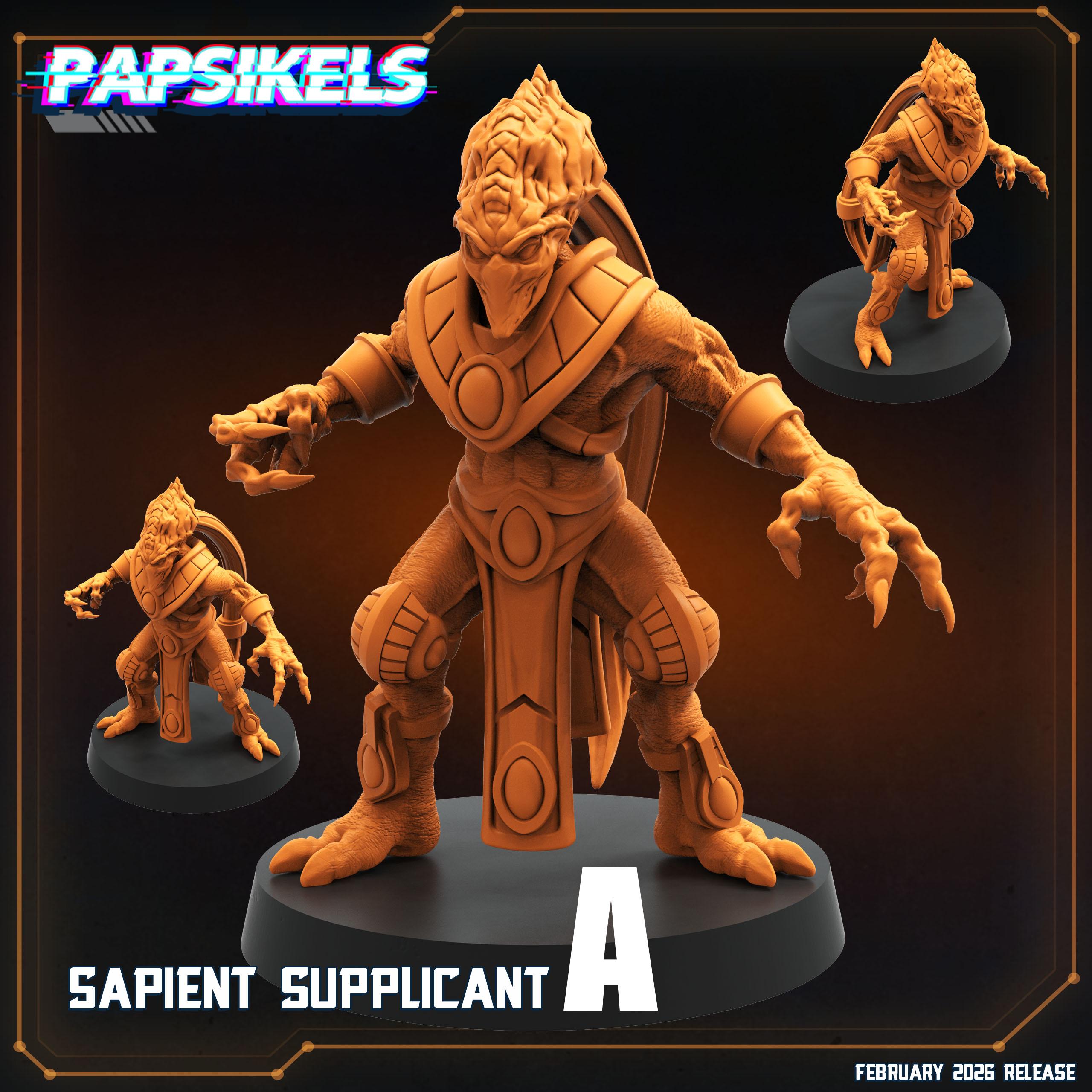 Alien Sapient Supplicant Miniatures | 28mm-32mm Resin Sci-fi Aliens ...