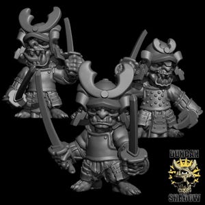 Goblin Samurai with Swords | Great For Fantasy RPGs