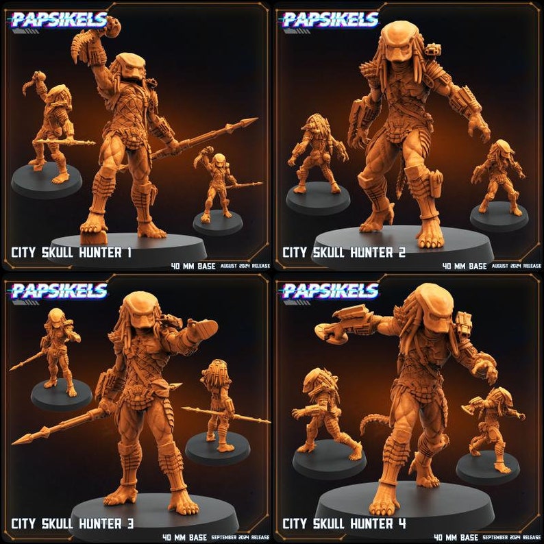 City Skull Hunter Miniatures by Papsikels Miniatures Dnd, Dungeon and ...