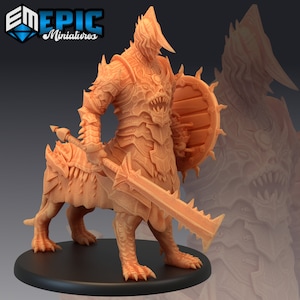 Centuaroid Full Metal Demon, large Miniature, Epic miniature, Dungeon and Dragons, RPG, Dnd, Pathfinder, Dnd Devil, Devil Warrior