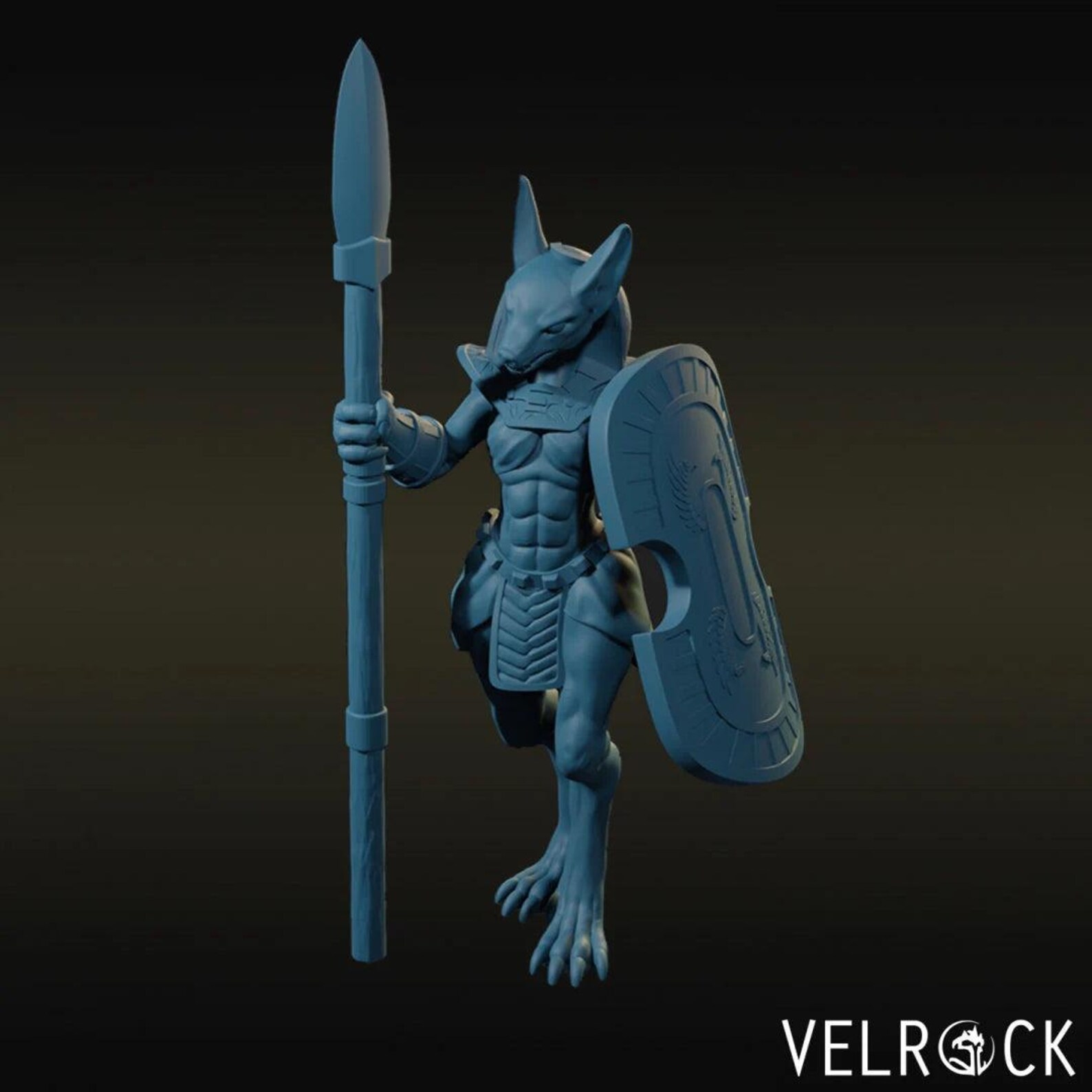 Anubis Warrior Miniature Set | 28mm-32mm | 3D Printed Resin Jackal ...