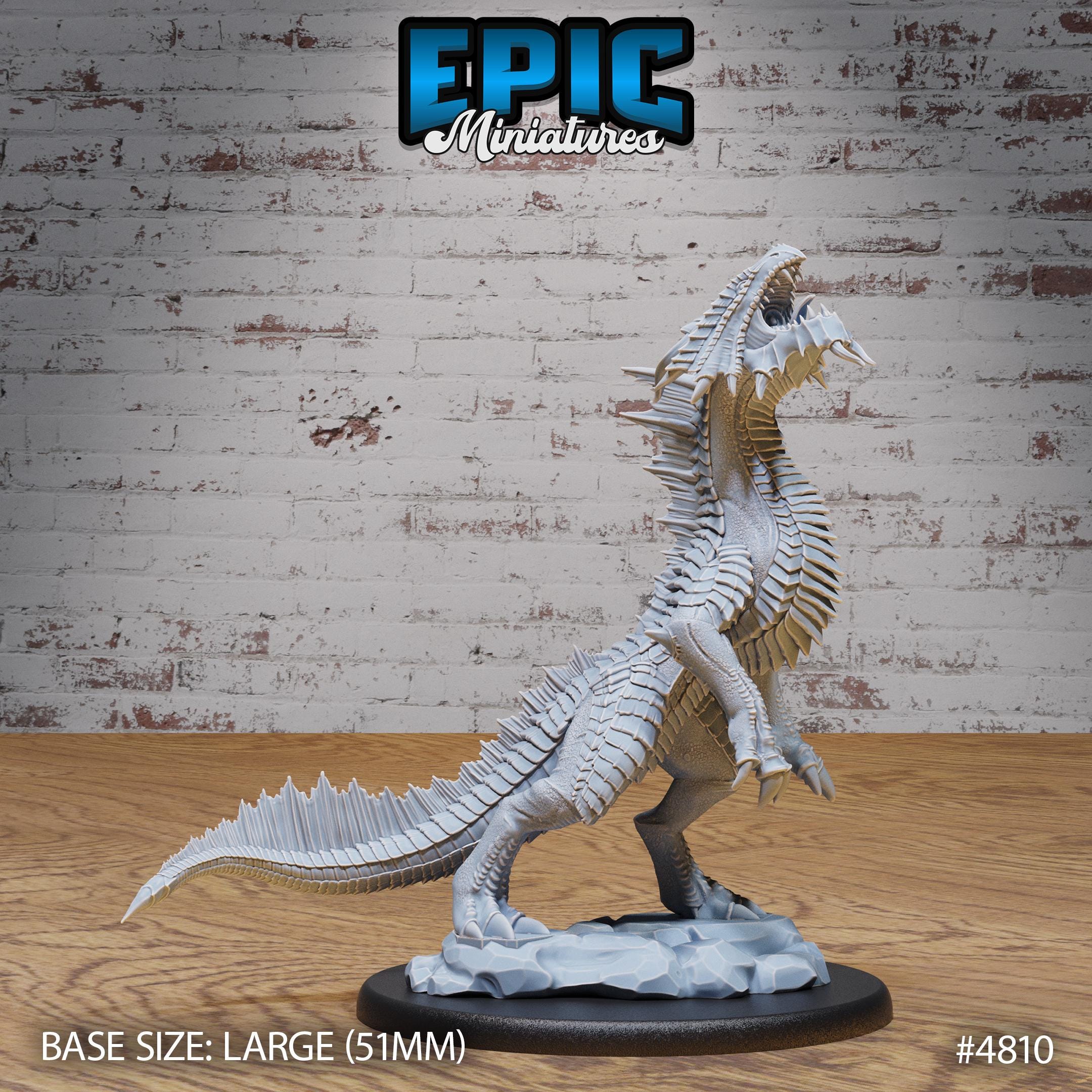 Bronze Drake Miniature Set | 28mm-32mm | 3D Printed Resin Bronze Drake ...
