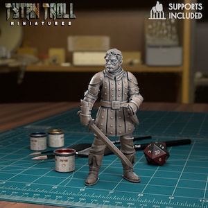 28/32mm scale City Guards 2 Bundle Deal, Medium Miniatures, TytanTroll Minitures, Dungeon and Dragons, RPG, Dnd, Pathfinder, Footmen. City Guard 8