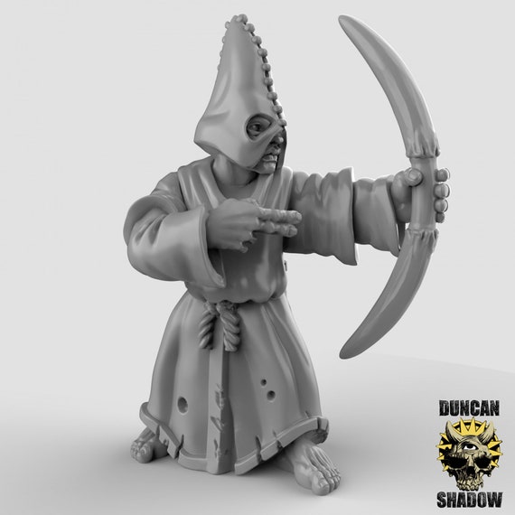 Lot De 50 Figurines Fantastiques Non Peintes Pour D&D, Pathfinder Et Jeux De Rôle – Échelle 28 Mm – Personnages Et Monstres Variés
