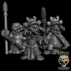 Goblin Samurai with Spears | Great For Fantasy RPGs