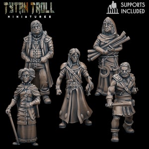 28/32mm, Curse of Strahd 4 Bundle , TytanTroll Minitures, Dungeon and Dragons, RPG, Dnd, Pathfinder, Vampires.
