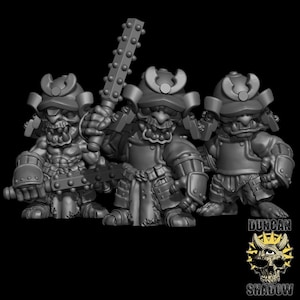Goblin Samurai with Clubs | Great For Fantasy RPGs