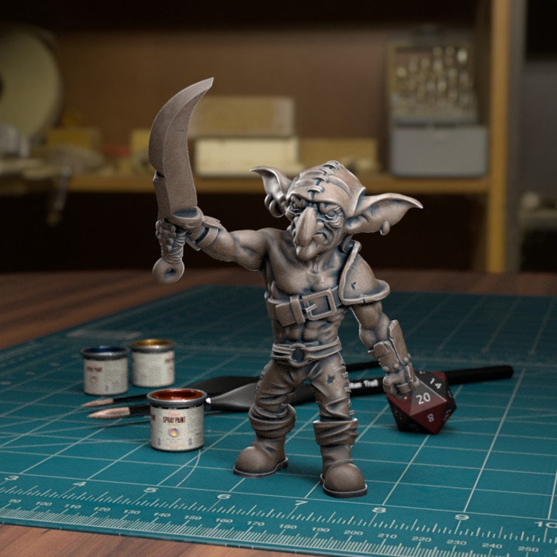 28/32mm Goblin Raider Bundle Deal, Medium Miniatures, TytanTroll Minitures, Dungeon and Dragons, RPG, Dnd, Pathfinder, Gobliins image 3
