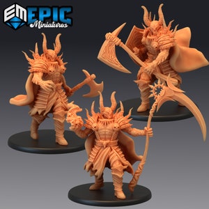 Devil Warlord 1837-1839 , large Miniature, Epic miniature, Dungeon and Dragons, RPG, Dnd, Pathfinder, Dnd Devil, Devil Warrior, Devil Prince