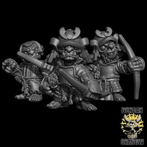 Goblin Samurai with Bows | Great For Fantasy RPGs