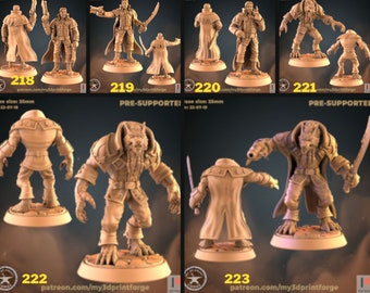 Werewolf leader perfect , Vampire Miniature / Vamp , by My3DprintForge Dnd, Dungeon and Dragon Mini, Tabletop Miniature, Dnd Mini,