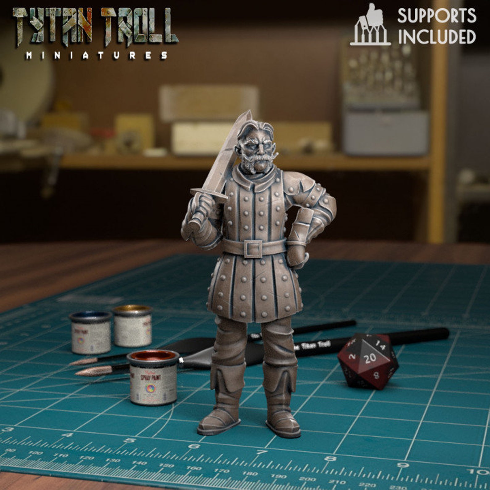 28/32mm Scale City Guards 2 Bundle Deal, Medium Miniatures, Tytantroll ...