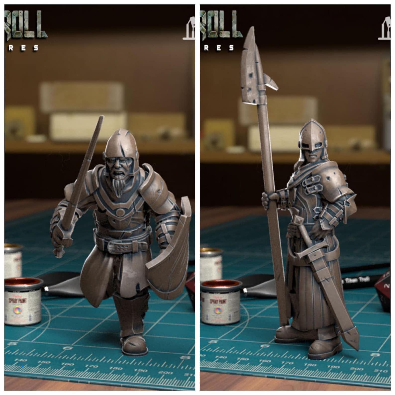 28/32 mm Town Guards Bundle Angebot, Medium Miniaturen, TytanTroll ...