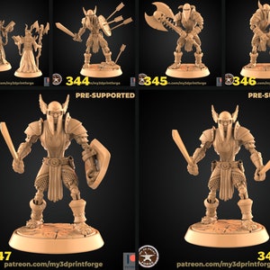 Resin Undead Army Set, DND Miniature, Tabletop RPG Figure