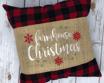 Navidad de granja con diseño de bordado de copos de nieve- Tamaños disponibles 6x10 5x7 4x4 DESCARGA DIGITAL INSTANTÁNEA