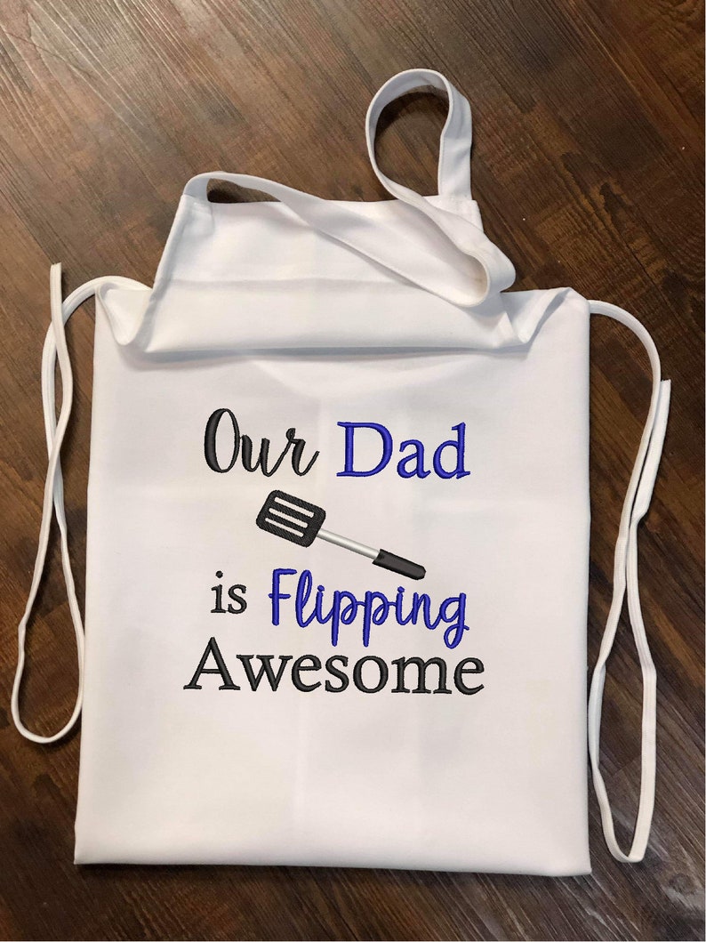 Our Dad is Flipping Awesome Father's Day Embroidery | Etsy