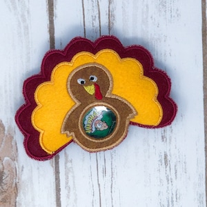 In The Hoop Turkey Applique Embroidery Designs- Available Sizes 5x7 INSTANT DIGITAL DOWNLOAD