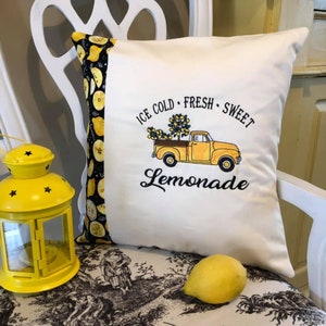 Cold Sweet Lemonade Vintage Truck Embroidery Design- Available Sizes 8x12 6x10 5x7 INSTANT DIGITAL DOWNLOAD