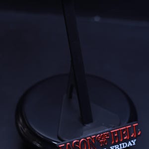 Friday the 13th Part 9 Jason Goes To Hell Hockey Mask Display Stand