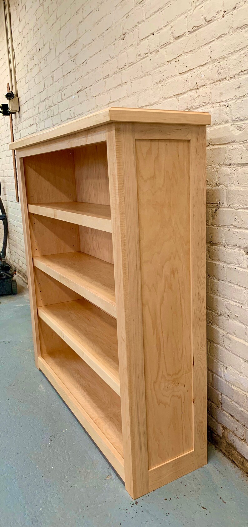 Free Standing Library Bookcase Etsy
