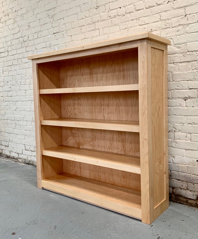 Free Standing Library Bookcase Etsy