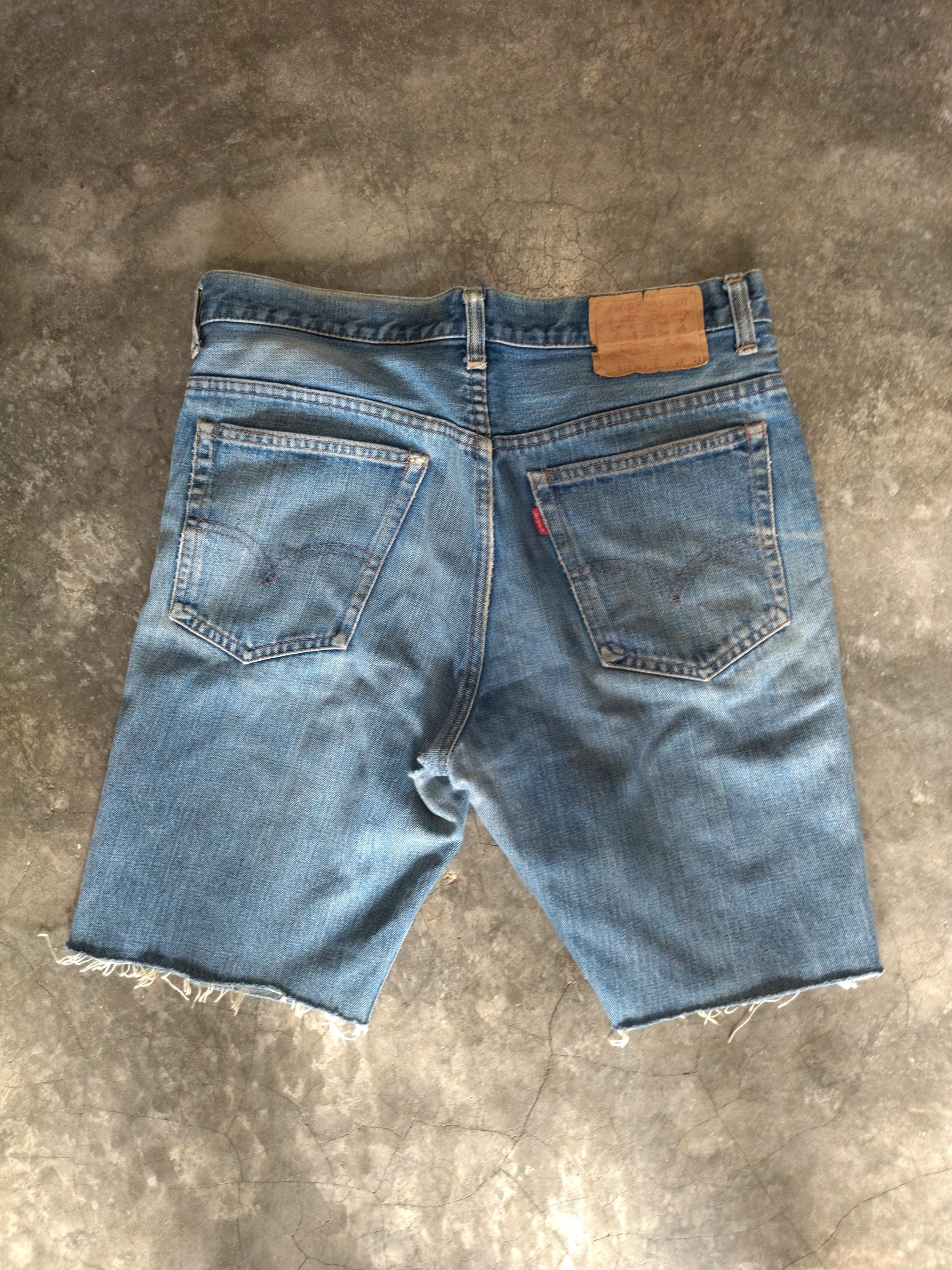 Vintage 70s Levi's 517 Cut off Jeans, Talon Zipper, Waist 32