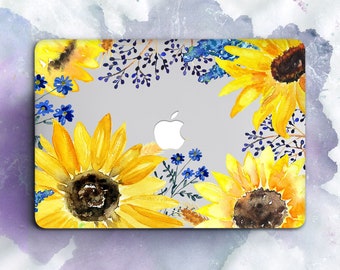 Sunflowers Macbook Pro 13 Case Macbook Air 13 Case Macbook 12 Case Macbook Pro 15 Case Flowers Macbook 13 Case Sunflower Macbook 13 Air Case
