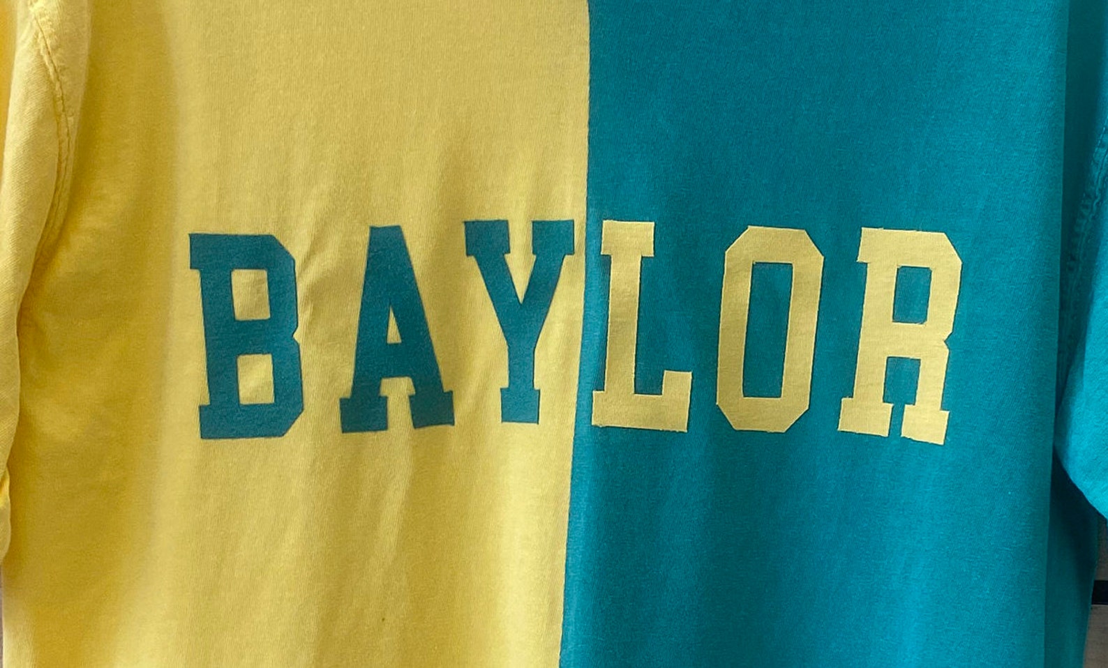 split half and half t shirt