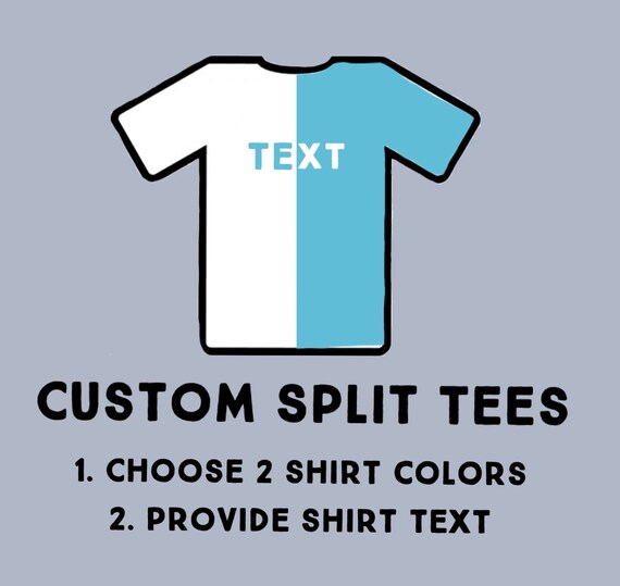split down the middle shirt