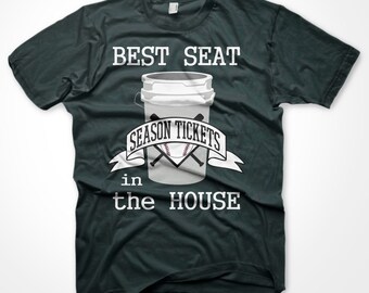 Baseball/Softball Bucket Best Seat in the House T-shirt