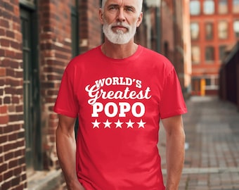World's Greatest POPO T-shirt - Gifts for grandpa