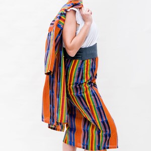 Long high waist wrap skirt / african fabric skirt / midi skirt / winter wrap image 8