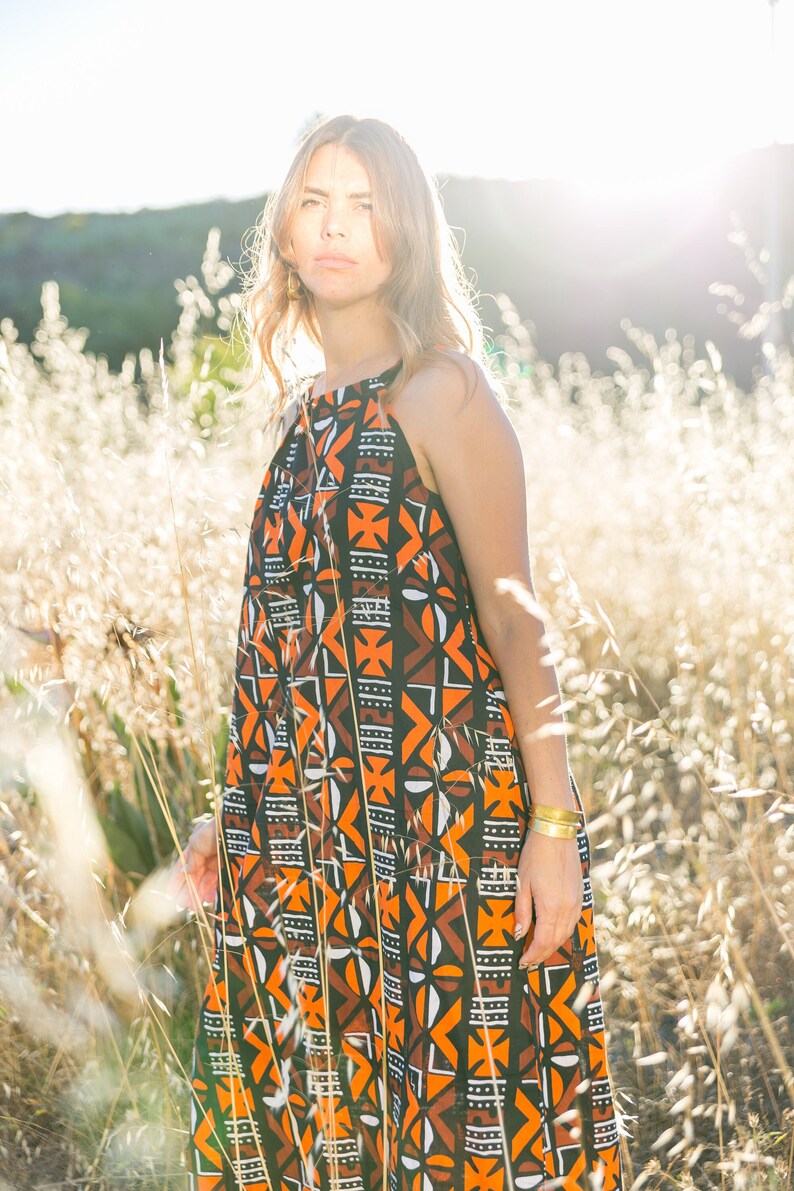 Colorful light summer dress image 1