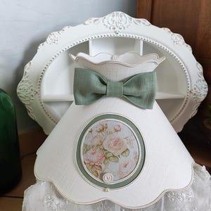 Shabby chic cache abat-jour - Décoration