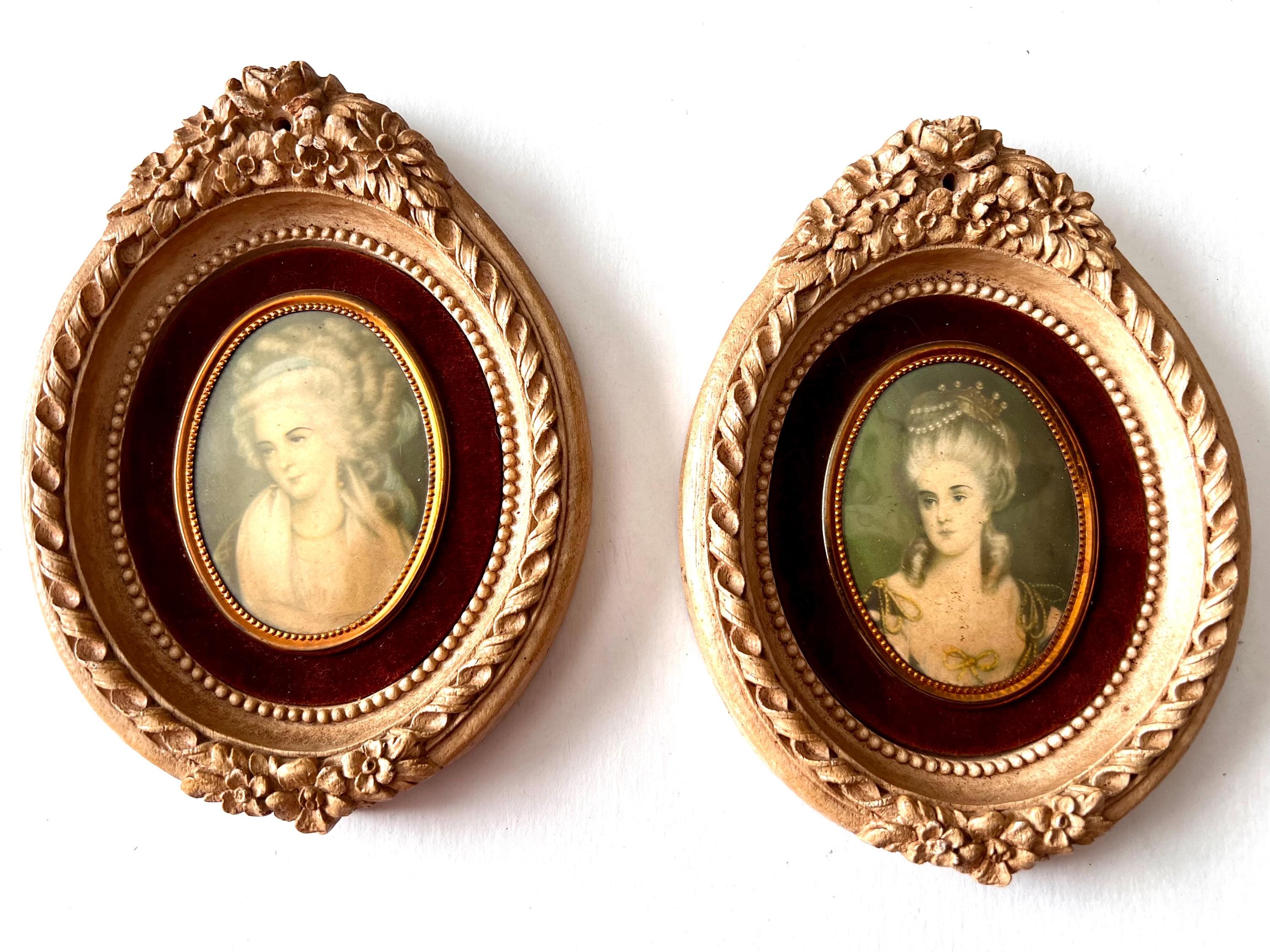【セール中】ヴィンテージカメオクリエーションオーバルゴールドカラーフレーム Oval Cameo Frame - Etsy