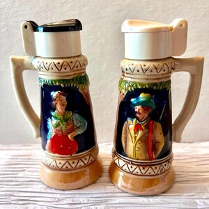 Vintage “Beer Steins” Salt and Pepper Shakers