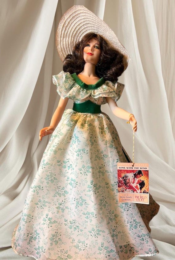 Doll Toy Gone With The Wind Dolls By World Doll Vintage Gone With