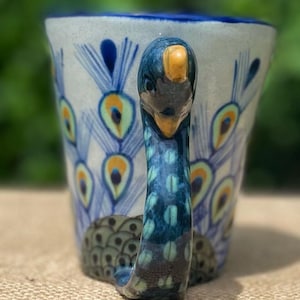 Guatemalan Handmade Coffee Mug. Unique 12 0z, perfect gift for coffee and art lovers. Best Gift  Set, Free Shipping!