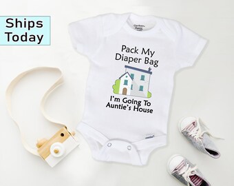 Im Going On Vacation with My Great-Aunt Pack My Stuff Toddler//Kids Raglan T-Shirt