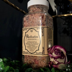 PURIFICATION Aura cleansing Himalayan Body Salt scrub & bath brine image 1